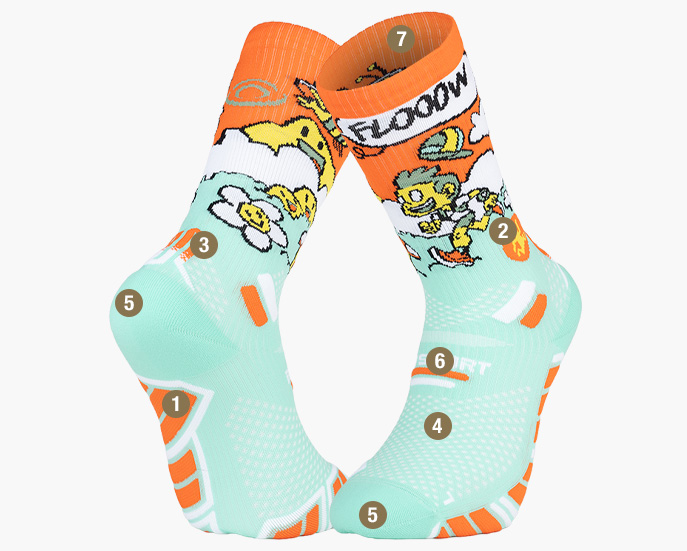 Trail Ultra High Collector DBDB Socks floww